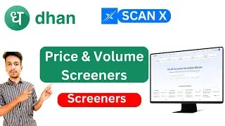 Price & Volume  - Stock Screening & Market Research Tool Explained in Hindi | Dhan