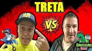 TRETA NO CENÁRIO RETRÔ GAMER UCOLECIONADOR VS DINOSSAURO GAMER QUEM ESTÁ COM A RAZÃO ?