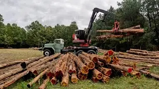 Crushing It With The Prentice 210C Log Loader