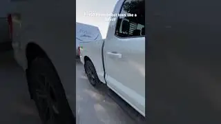 F-150 Powerboost towing a 7,000 pound camper. Barely squatting!