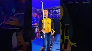 Making A Cardboard Katana From Kill Bill! #killbill #epiccardboardprops