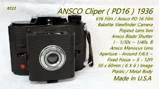 ANSCO Cliper ( PD16 ).  1936