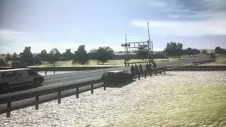 Rj corman 2008 special train passing Denver&rsquo;s main crossing in trainz22