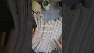 Don&rsquo;t waste your paper scraps #papercraft #stationery #reuse