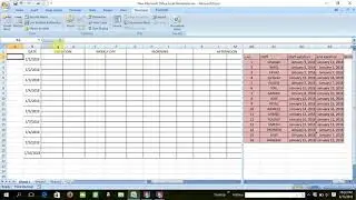 Staff monthly schedule automatic