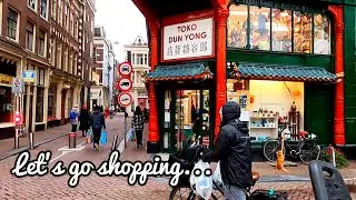 A short walk to the asian market in Amsterdam Chinatown | Walk & Shopping Trip