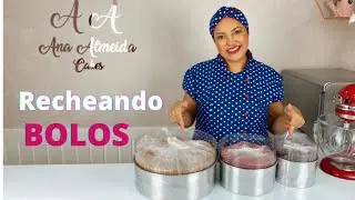 Recheando Bolo | Técnica com acetato | Live