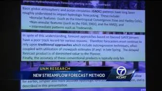 UNM Research: New Streamflow Forecast