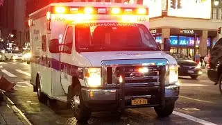 New York University Langone Hospital Emergency Medical Services Responding In Manhattan, New York.