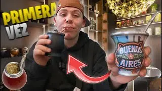 EL MATE es TAN RICO como DICEN LOS ARGENTIN0S? *probando mate por primera vez*