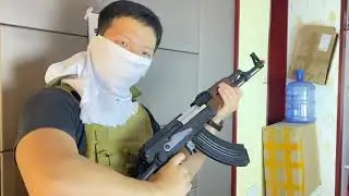 The  Lifelike AKM Gel Blaster Looks Crazy Realistic But It's Just a Toy #toygun #kwolfswan