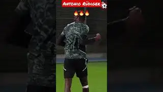 A.R&uuml;diger 🔥🔥🔥penalty dance #hallamadrid #realmadrid #shorts