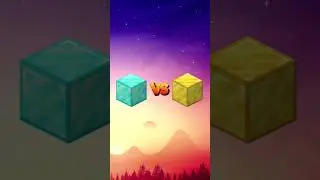 💎Diamond Block VS Minecraft Blocks.#minecraft #gold #shorts
