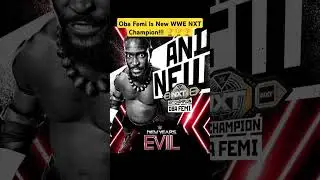 Oba Femi Is New WWE NXT Champion #wwenxt #wweonnetflix #nxthighlights #netflix #wwehighlightstoday