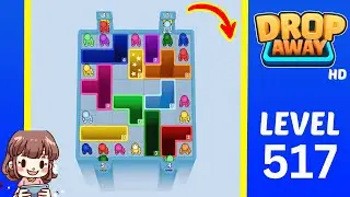 Drop Away Level 517 Solution Walkthrough