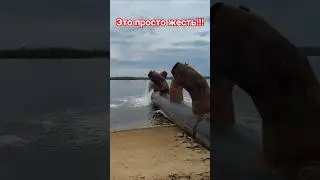 Сбрасывание воды в Днепр!!!Взорванная Каховская ГЭС!!! #рыбалка #клубрыбаков #fishing #shortvideo