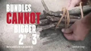 City of Cedar Rapids: Bundling Sticks and Cardboard