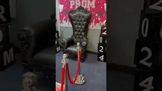 Black Throne Chair Rental in Las Vegas