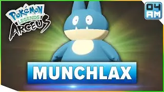 Where To Find MUNCHLAX & How To Catch It in Pokemon Legends Arceus