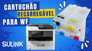Cartucho Recarregável Epson WF-C5710 C5210 C5290 C5790 C579R C5310 C5390 C5810 C5890  - #sulink