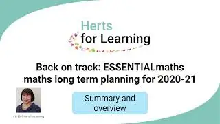Back on track ESSENTIALmaths HfL