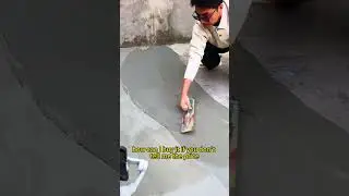 Amazing water-based repair material #floorpaint #paint #repair #fyp #fixed #foryou #damaged #floor