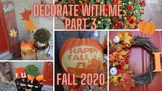 🍂🍁Decorate With Me: Fall 2020: Part 3🍁🍂 | #ChezTiffanie #Decoratewithme #Fall2020 #Falldecor