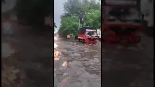 Virar water logging Science Garden Rainfall July 2023 #virar #rain #shorts #virarnews #rainfall