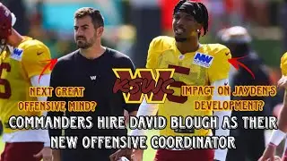 Breaking: Commanders Hire QB Coach David Blough as their New Offensive Coordinator 🚨