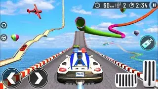Ramp Car Racing | Police Car Driving Stunts Simulator Games | Android Gameplay #1