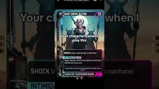 Dustrunners are shocking #tcg #cyberpunk #mtg #yugioh #cyberpunk2077 #pokemon #madmax #edgerunners
