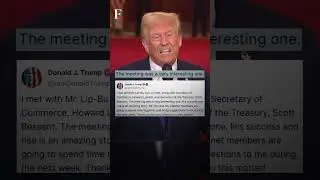 Trump Meets Intel CEO Lip-Bu Tan After Demanding His Resignation | N18G