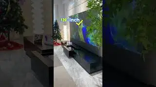 Ultra-short-throw projector special cabinet to create a home laser cinema#ustprojector #lasertv