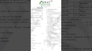 D.Pharm 2nd Year | Biochemistry MSBTE Original Question Paper 2024 (Winter)