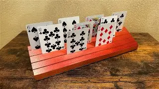 Review of LotFancy Wooden Playing Card Holder