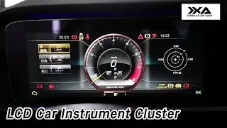 Digital LCD Car Instrument Cluster Gauge DC12V 400cd Chinese / English