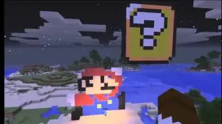 Minecraft Pixel Art-Mario