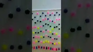 Diy woolen door hanging craft | easy mohara . simple woolen craft ideas #woolencraft #youtubeshorts
