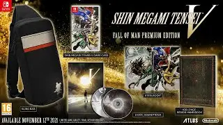 Распаковка Shin Megami Tensei V Fall of Man Premium Edition