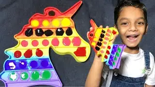 Satisfying Video | Unicorn Puppet Slime | Mixing All My Slime Smoothie ASmR | Kidsslime