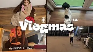 Стилизиране на коса/Коледен базар/Влогмас 14 