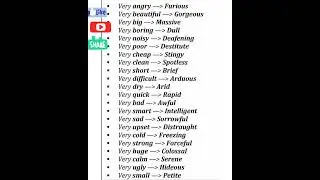 Words to use instead of Very