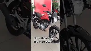 Honda CG 160 Start 2025! A moto mais vendida do Brasil.