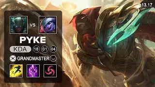 Pyke vs Tristana Mid - KR Grandmaster - Patch 13.17 Season 13