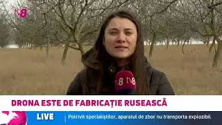 Șase drone suspecte &icirc;n spațiul Moldovei una a căzut pe o clădire din Florești