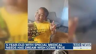 5-year-old with special medical needs has dream wish come true