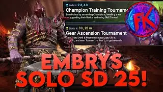 Embrys SOLO Sand Devil 25! Farm FOOD During Champion Traning! | Raid: Shadow Legends