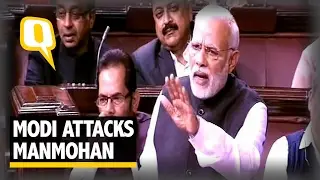 The Quint: PM Modi Mocks Manmohan in Rajya Sabha, Congress MPs Walks Out