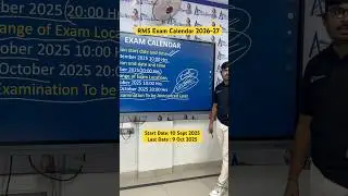 RMS Exam Calendar | RMS Application Form 2026-27 | RMS Online Classes #ytshorts #shorts
