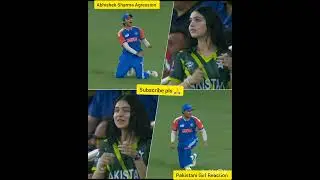 Pakistani Girl Reaction on Abhishek Sharma #shorts #cricket #trending #viral #lucky mufeed